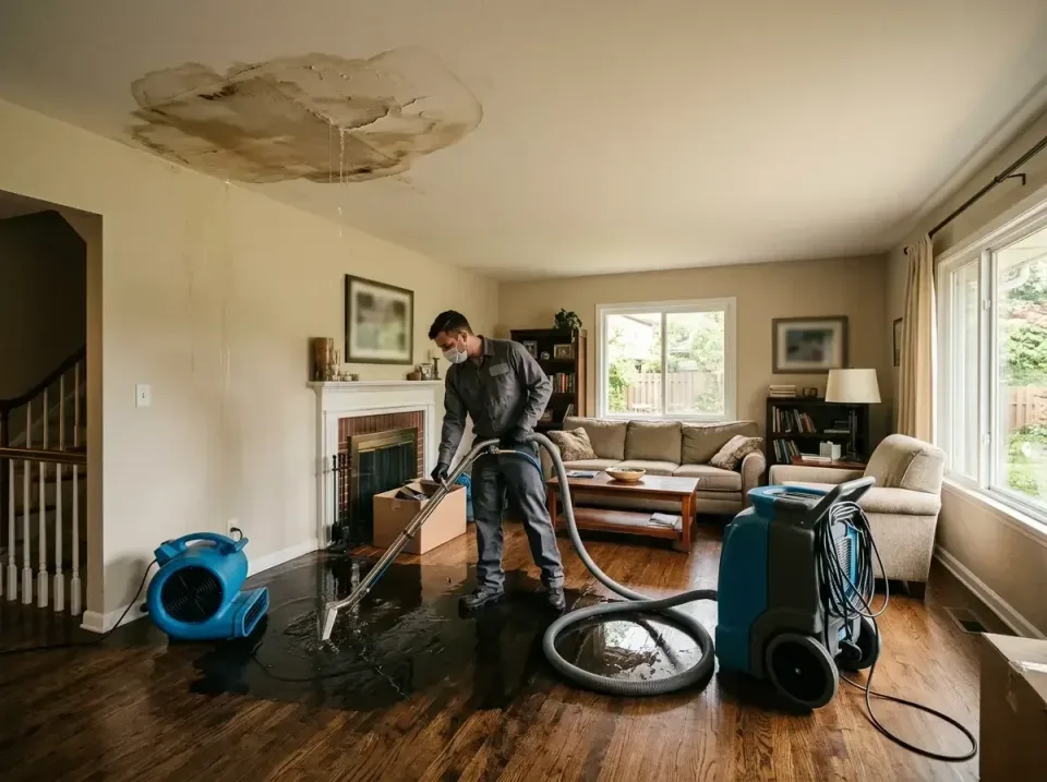 attic-pipe-burst-ceiling-drip-008 — frequently asked questions, Water Damage Restoration & Carpet Care in Elk Grove Village,…